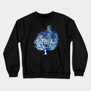 Blue tree Crewneck Sweatshirt